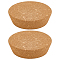 Cork Bottle Stoppers, Wine Accessories, Flat Round, Peru, 110x29mm