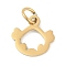 304 Stainless Steel Pendants, Twelve Chinese Zodiac Charms, with Jump Ring, Chick, 10.5x11x0.9mm, Hole: 3.1mm