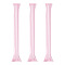 3Pcs Sponge Hair Curling Tool, Hair Rollers, Pink, 27.5x2.25cm