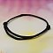 Bracelet Making, with Nylon Thread, Black, Adjustable Diameter: 40~80mm