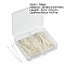 160Pcs Brass Ball Head Pins, Nickel Free, Silver, 50x0.55mm, Head: 1.5mm