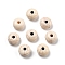 Crackle Opaque Acrylic Beads, Imitation Turquoise, Disc, Blanched Almond, 8x4.5mm, Hole: 1.8mm