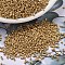 MIYUKI Delica Beads, Cylinder, Japanese Seed Beads, 11/0, (DB1832F) Duracoat Galvanized Matte Gold, 1.3x1.6mm, Hole: 0.8mm, about 2000pcs/10g