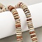 Natural Shoushan Stone Beads Strands, Disc, 10~10.5x3.5~4mm, Hole: 1.2mm, about 100pcs/strand, 14.96''(38cm)