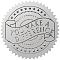 CRASPIRE 408pcs 2 Inch You Make A Difference Silver Foil Stickers Stars Silver Embossed Envelope Seals Stickers Round Self Adhesive Stickers Medal Decoration Label for Graduation Gift Packaging