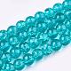 Crackle Glass Beads Strands X-CCG-Q001-6mm-06-1