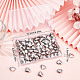 SUNNYCLUE 1 Box 100Pcs Valentines Day Puff Heart Charm 316 Stainless Steel Love Charms Silver Hearts Charms for Jewelry Making Charms DIY Necklace Earrings Crafts Women Adult Supply STAS-SC0004-47-6
