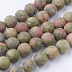 Chapelets de perles en unakite naturelle G-G735-67F-12mm-1
