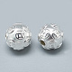 999 Fine Silver Coin Beads STER-T002-127S-2