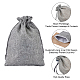 Burlap Packing Pouches Drawstring Bags ABAG-BC0001-22-4