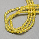 Faceted Round Natural Agate Beads Strands G-S131-06-2