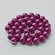 Chapelets de perles rondes en jade de Mashan naturelle X-G-D263-8mm-XS12-3