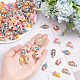 Globleland 120Pcs 6 Styles Opaque Resin Cabochons CRES-GL0001-06-3