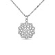 SHEGRACE Trendy Sterling Silver Pendant Necklace JN92A-1