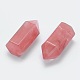 Perles de verre cerise quartz pointues G-G760-K05-02-2