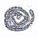 Electroplate Glass Beads Strands EGLA-S194-02A-A07-2