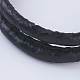 Handmade Snakeskin Leather Cord Bracelets BJEW-F301-C04-3