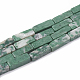 Qinghai natural de abalorios de jade hebras G-S321-003-1