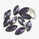 Cabujones de cristal con rhinestone RGLA-T083-13x27mm-16-1