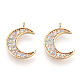 925 Sterling Silver Micro Pave Cubic Zirconia Pendants CHS-T004-36G-2