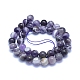 Chapelets de perles en améthyste naturelle G-L552H-03C-3