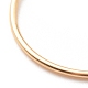 女性のための銅線のシンプルなオープンカフリング  ゴールドカラー  usサイズ9 3/4(19.5mm) RJEW-JR00479-06-6