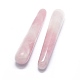 Palitos de masaje de cuarzo rosa natural G-O175-04-2