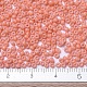 MIYUKIラウンドロカイユビーズ  日本製シードビーズ  11/0  （rr4462)デュラコートで染色した不透明なダークサーモン  2x1.3mm  穴：0.8mm  約1111個/10g X-SEED-G007-RR4462-3