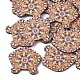 Bedruckte Linde Cabochons&nbsp;LS-WOOD-S045-087-1