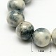 Chapelets de perles de jade blanche naturelle G-H1627-12MM-2-2
