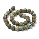 Naturali verde opale perle fili G-K209-04B-12mm-A-3