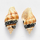 Perles de coquillages en spirale SSHEL-N033-05B-2