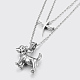 304 Stainless Steel Puppy Jewelry Sets SJEW-I194-13P-3