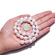 Fili di perle di perle d'acqua dolce coltivate naturali PEAR-N012-09B-4