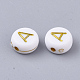 Perles acryliques plaquées PACR-R242-01A-2