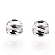 925 perline in argento sterling placcato rodio STER-T004-78P-2.5mm-2
