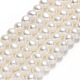 Fili di perle di perle d'acqua dolce coltivate naturali PEAR-F018-19-01-1