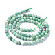 Chapelets de perles en agate d'onyx vert naturel X-G-G213-4mm-05-2
