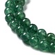 Perles vertes naturelles quartz fraise brins G-F756-A01-01-4