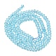 Natürliche blaue Topas-Perlenstränge&nbsp;G-K376-I07-3x4mm-3