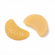 樹脂デコデンカボション  オレンジ  模造食品  オレンジ  17x27x8mm X-CRES-N016-28-2