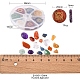Kit per la ricerca di gioielli con pietre preziose chakra fai da te DIY-YW0005-99-4