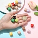 20 шт. непрозрачные акриловые бусины для выпечки&nbsp;OACR-YW0004-29-5