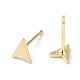 Brass Stud Earrings EJEW-E292-02G-2