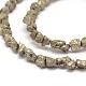 Natural Pyrite Nuggets Beads Strands G-I125-85-3
