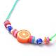 Adjustable Nylon Thread Kid Braided Beads Bracelets BJEW-JB04454-M-3