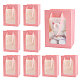 PandaHall Pink Gift Bags CARB-WH0015-01B-1