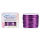 BENECREAT 18 Gauge(1mm) Aluminum Wire 492 FT(150m) Anodized Jewelry Craft Making Beading Floral Colored Aluminum Craft Wire - Purple AW-BC0001-1mm-06-3