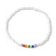 Bracelets extensibles en perles de verre BJEW-JB09976-1