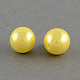 ABS Plastic Imitation Pearl Round Beads SACR-S074-6mm-A02-1